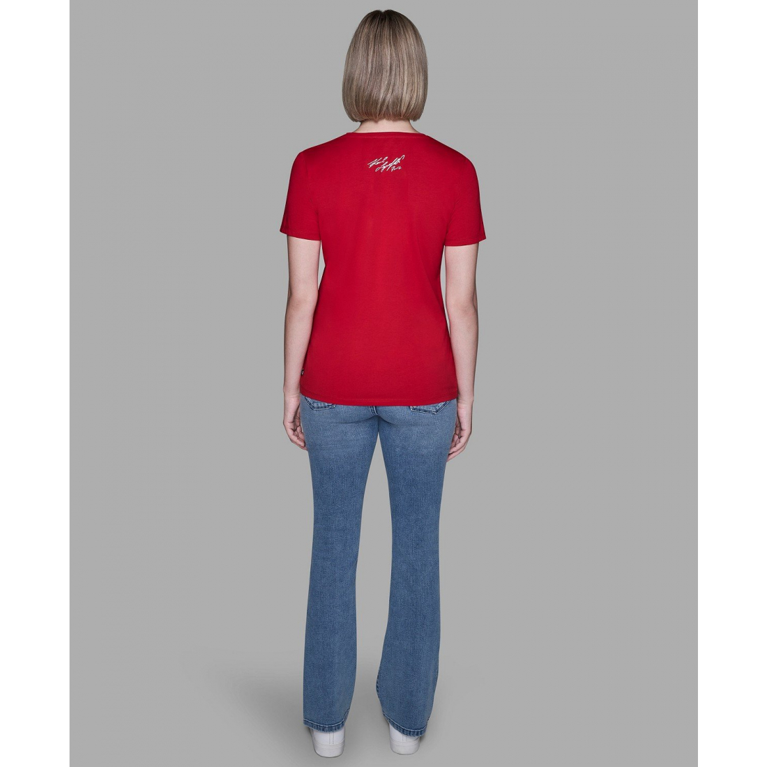 'Crewneck Embellished Icon T-Shirt' pour Femmes