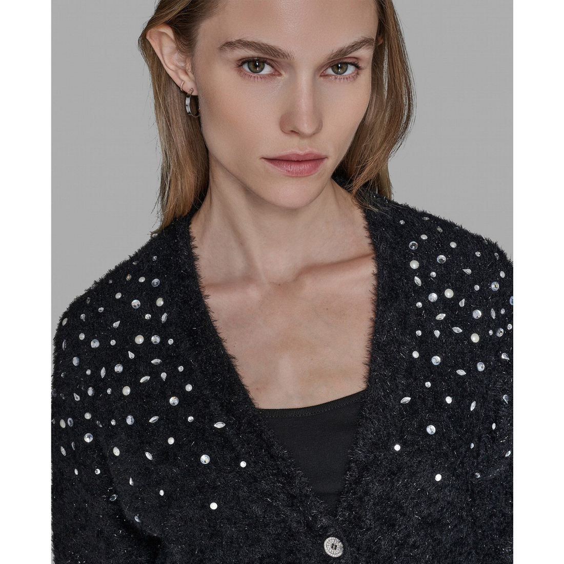 'V-Neck Cardigan' pour Femmes