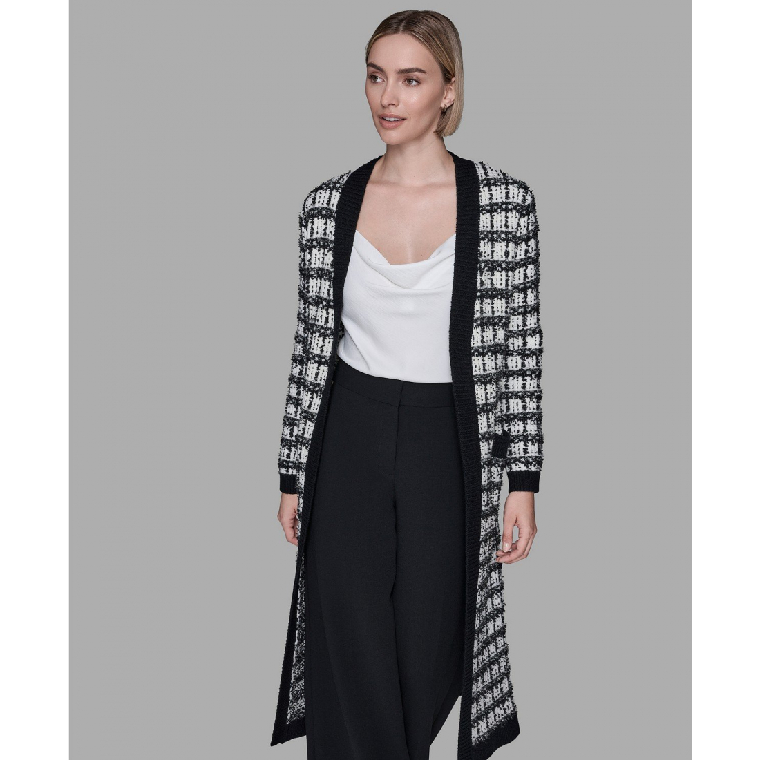 'Duster Long Sleeve Cardigan Sweater' pour Femmes