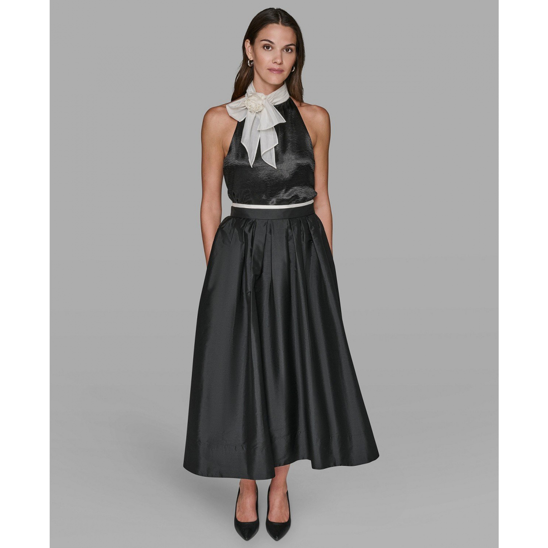 'Halter Bow Neck Top' pour Femmes