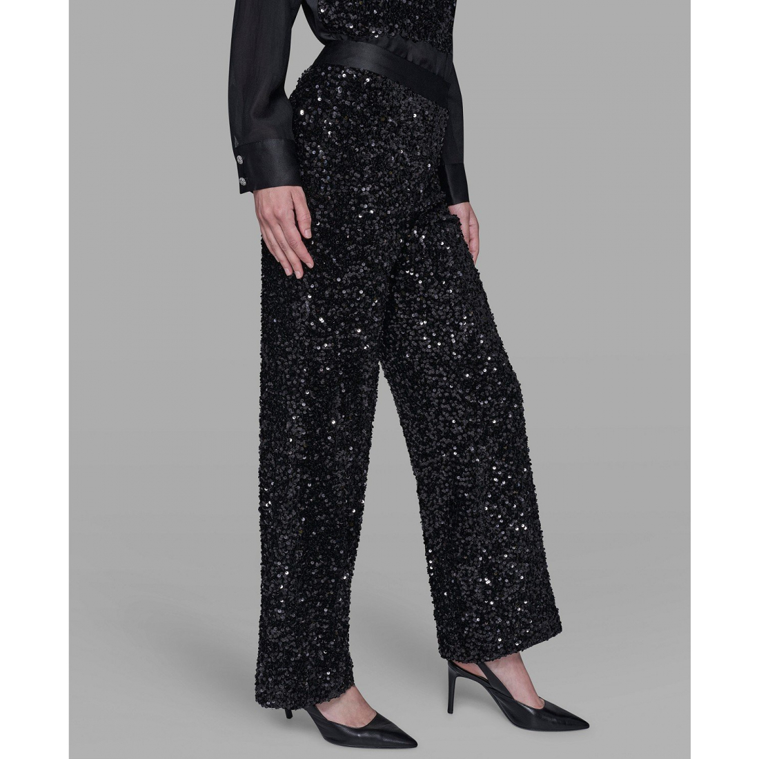 'Sequin Detail Pants' pour Femmes