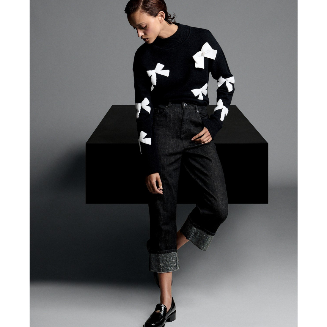 'Crystal Cuff Jeans' pour Femmes