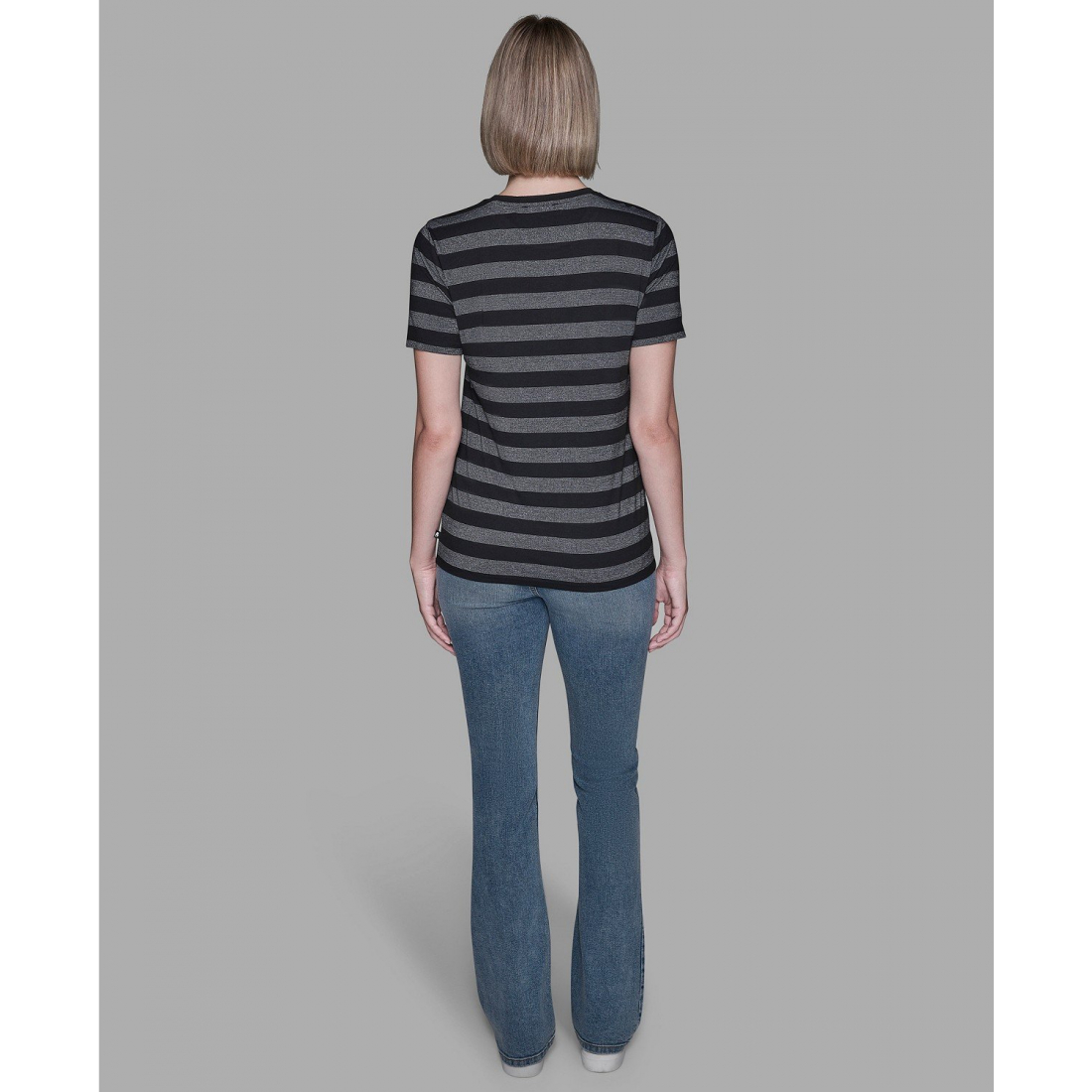 'Crewneck Striped T-Shirt' pour Femmes