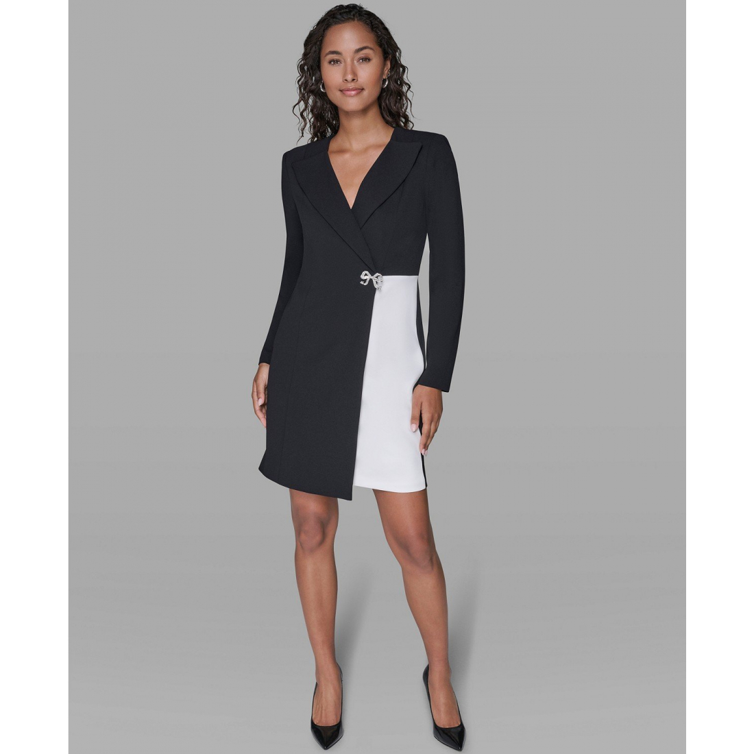 'Collared Jacket Dress' pour Femmes