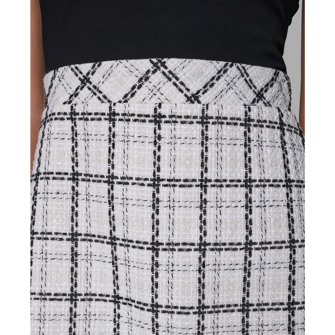 'Mock Neck Flounce Hem A-Line Dress' pour Femmes