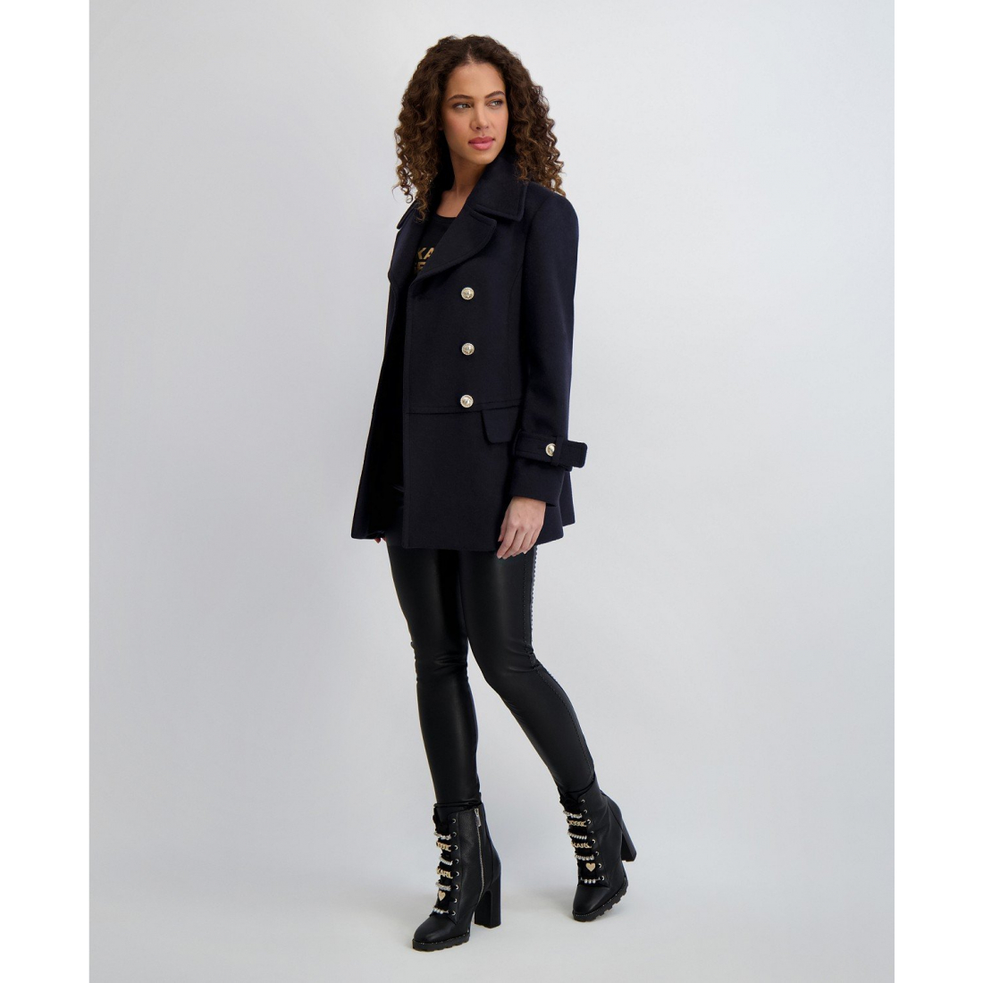 Caban 'Dropped Waist' pour Femmes