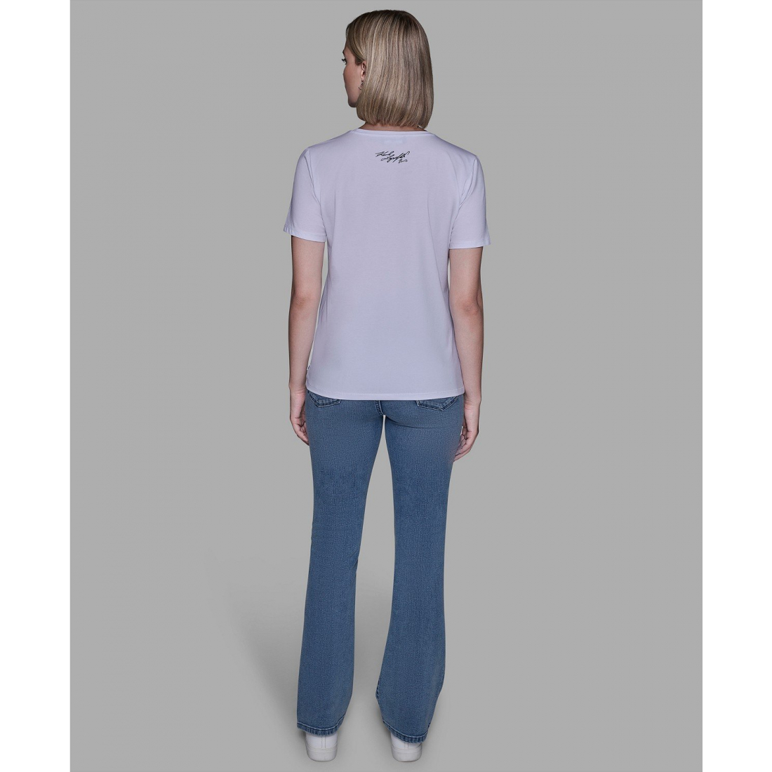 'OUI X3 Logo Detail T-shirt' pour Femmes
