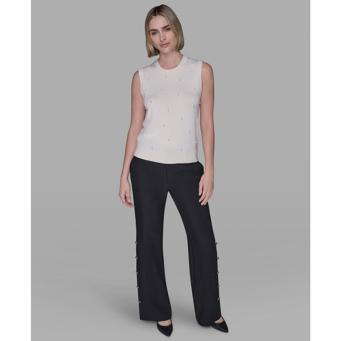 'Round Neck Top' pour Femmes