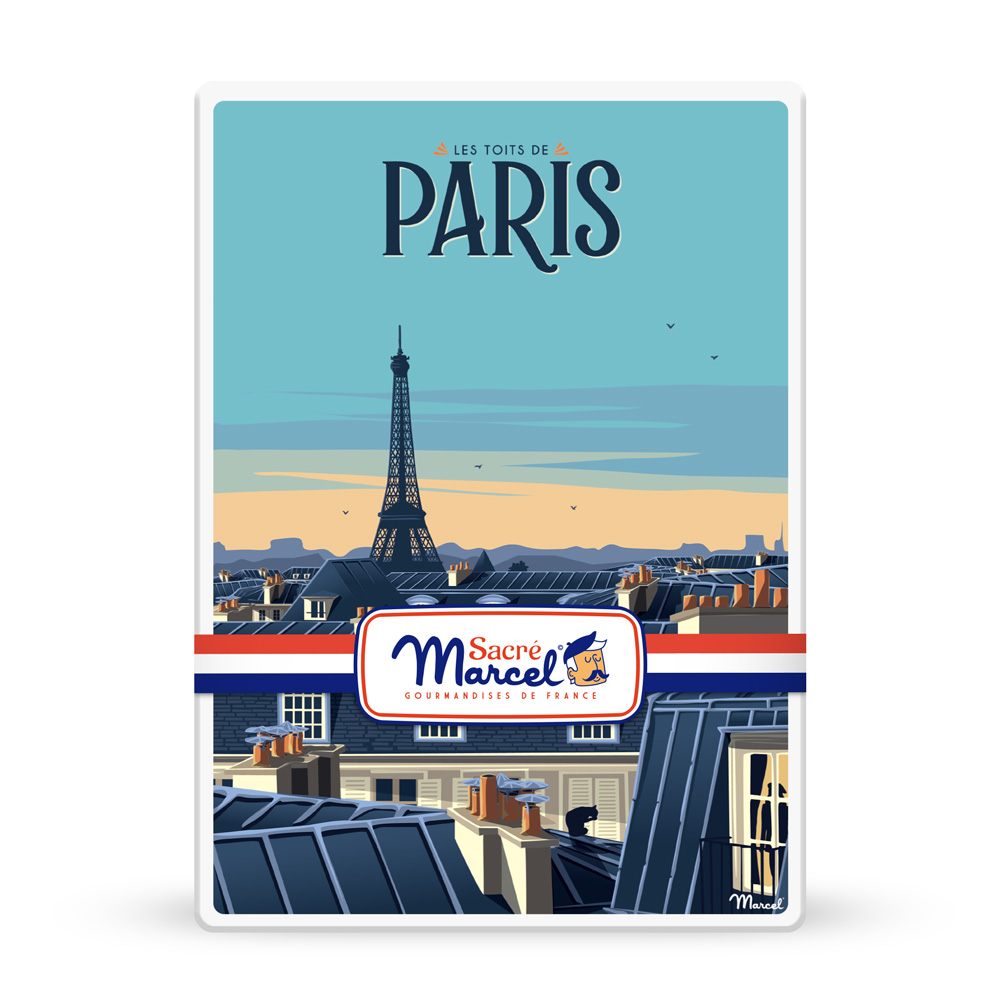 Boîte Métal “Les Toits De Paris” | Sacré Marcel