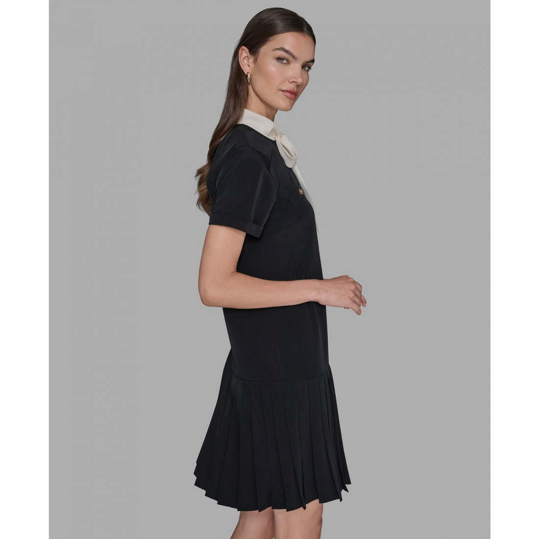Robe A-line 'Bow Tie Neck' pour Femmes