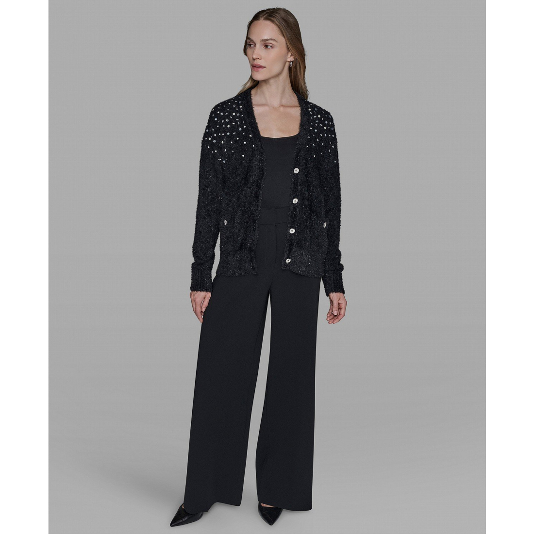 'V-Neck Cardigan' pour Femmes