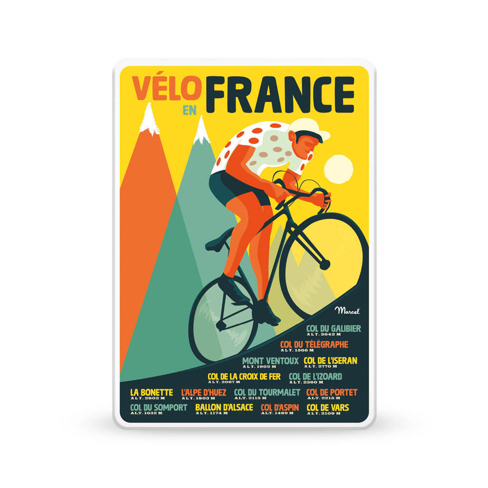Boîte Métal “Vélo En France” | Sacré Marcel