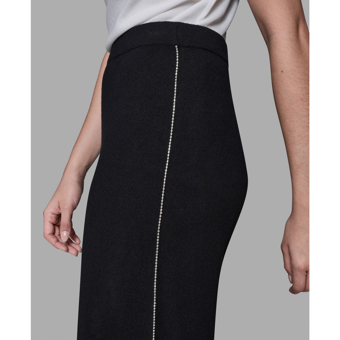 'Embellished Pull-On Pants' pour Femmes
