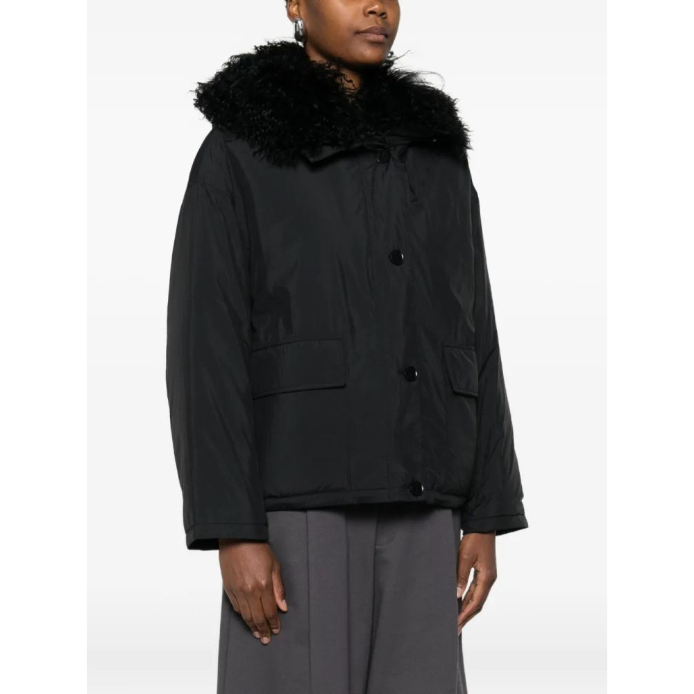 Veste 'Faux Fur-Trim Hooded' pour Femmes