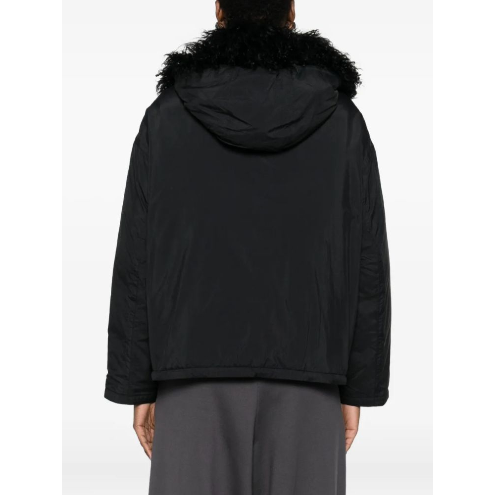 Veste 'Faux Fur-Trim Hooded' pour Femmes