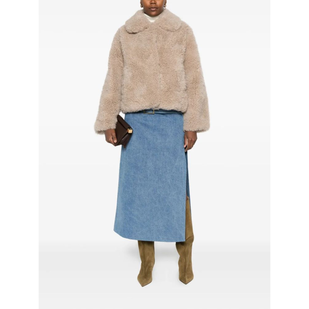 Veste 'Teddy-Collared' pour Femmes