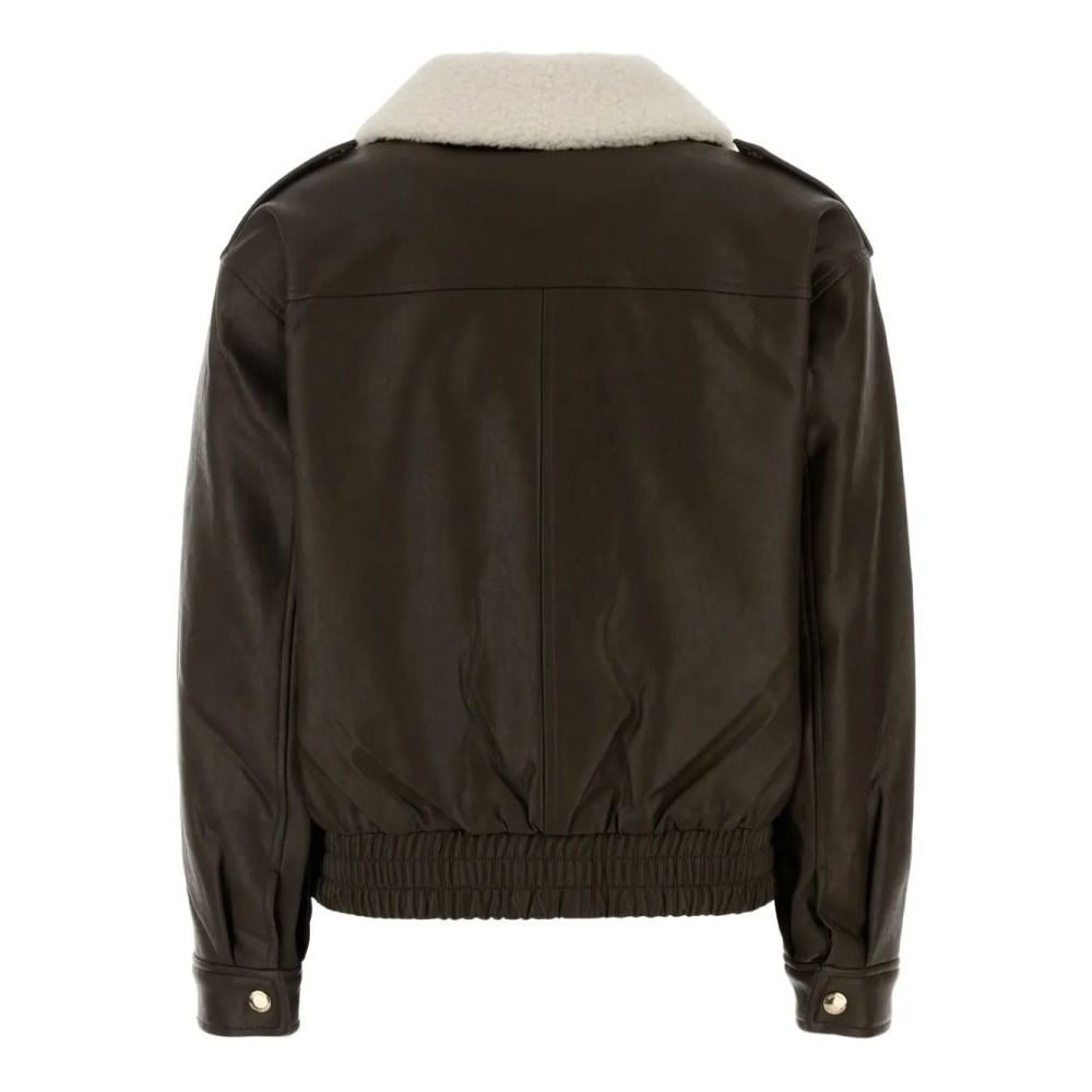 Veste 'Long-Sleeve Shearling-Collar' pour Femmes