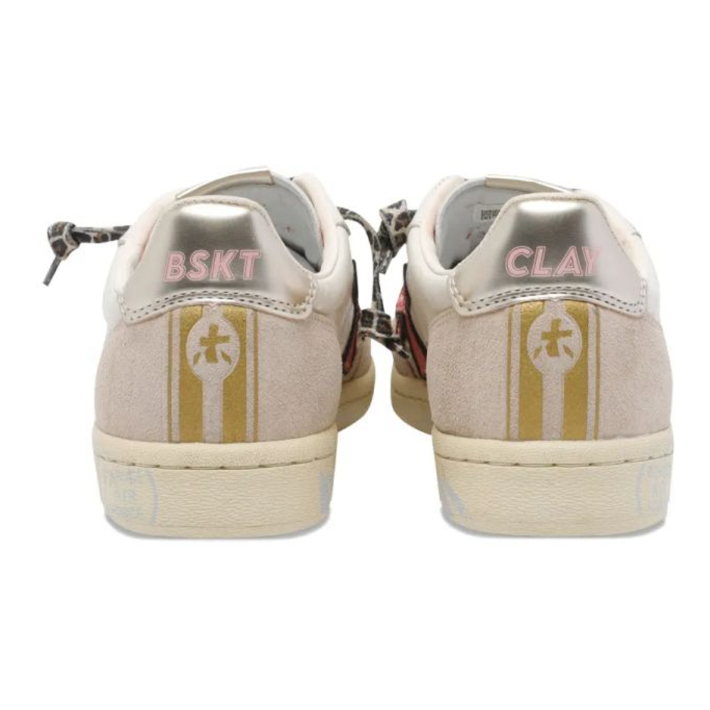 Sneakers 'Logo-Appliqué Round-Toe' pour Femmes