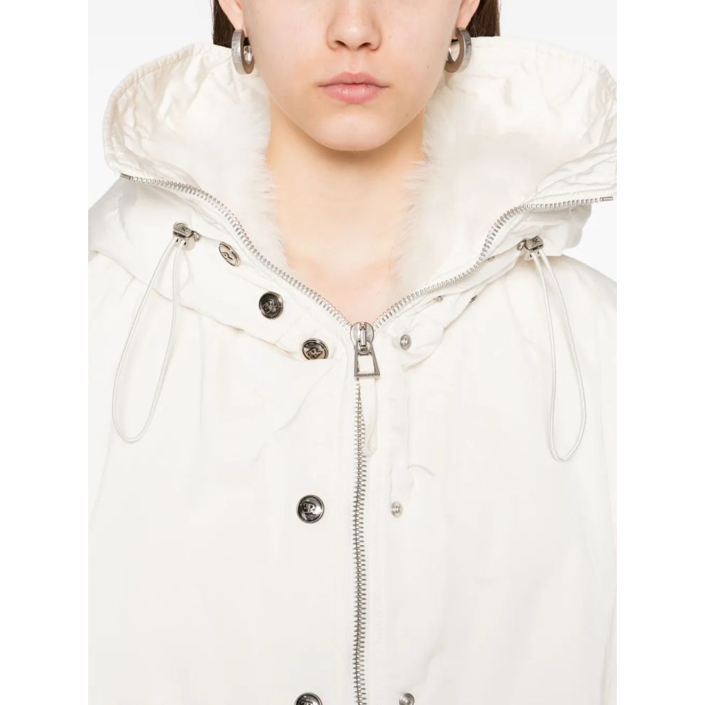 Veste matelassée 'Fur-Trimmed' pour Femmes