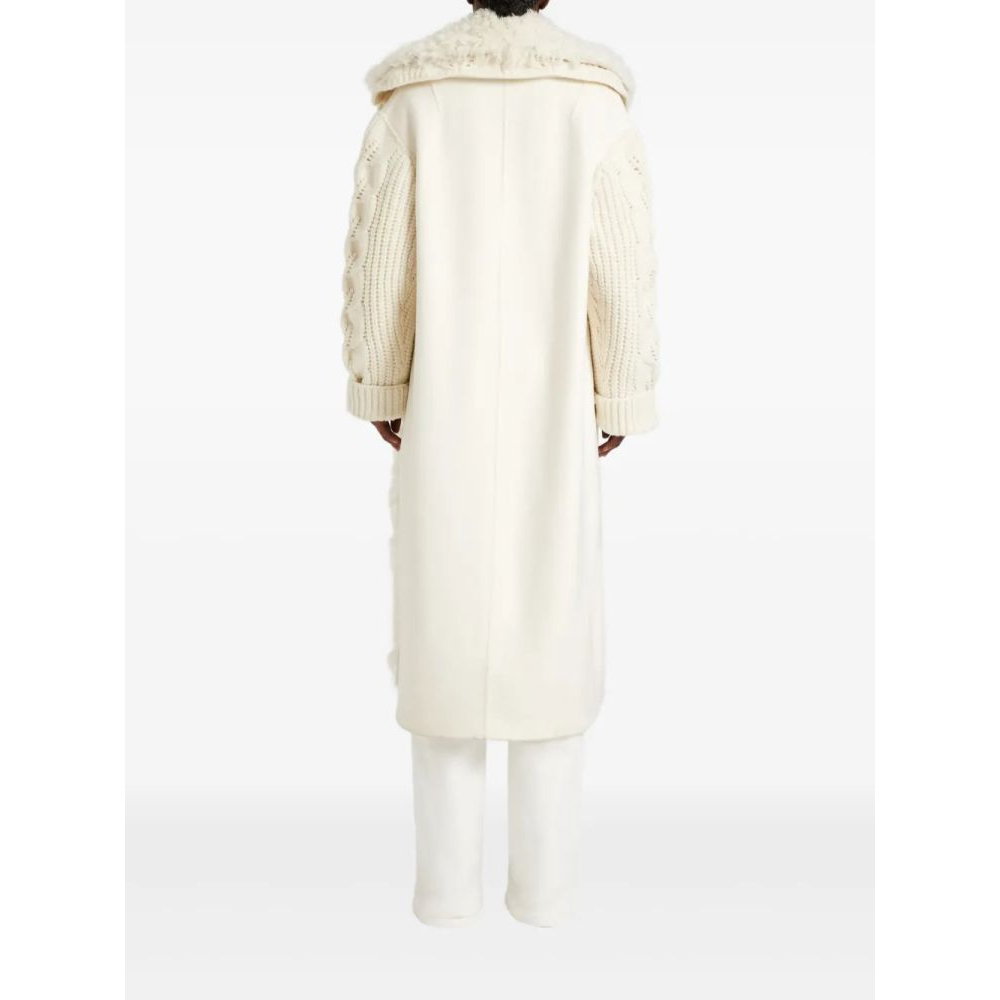 Manteau 'Cable-Knit Shearling' pour Femmes