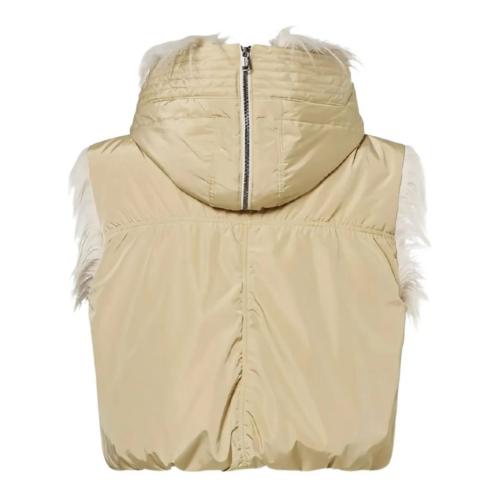 Gilet 'Yara Reversible Faux-Fur Hooded' pour Femmes