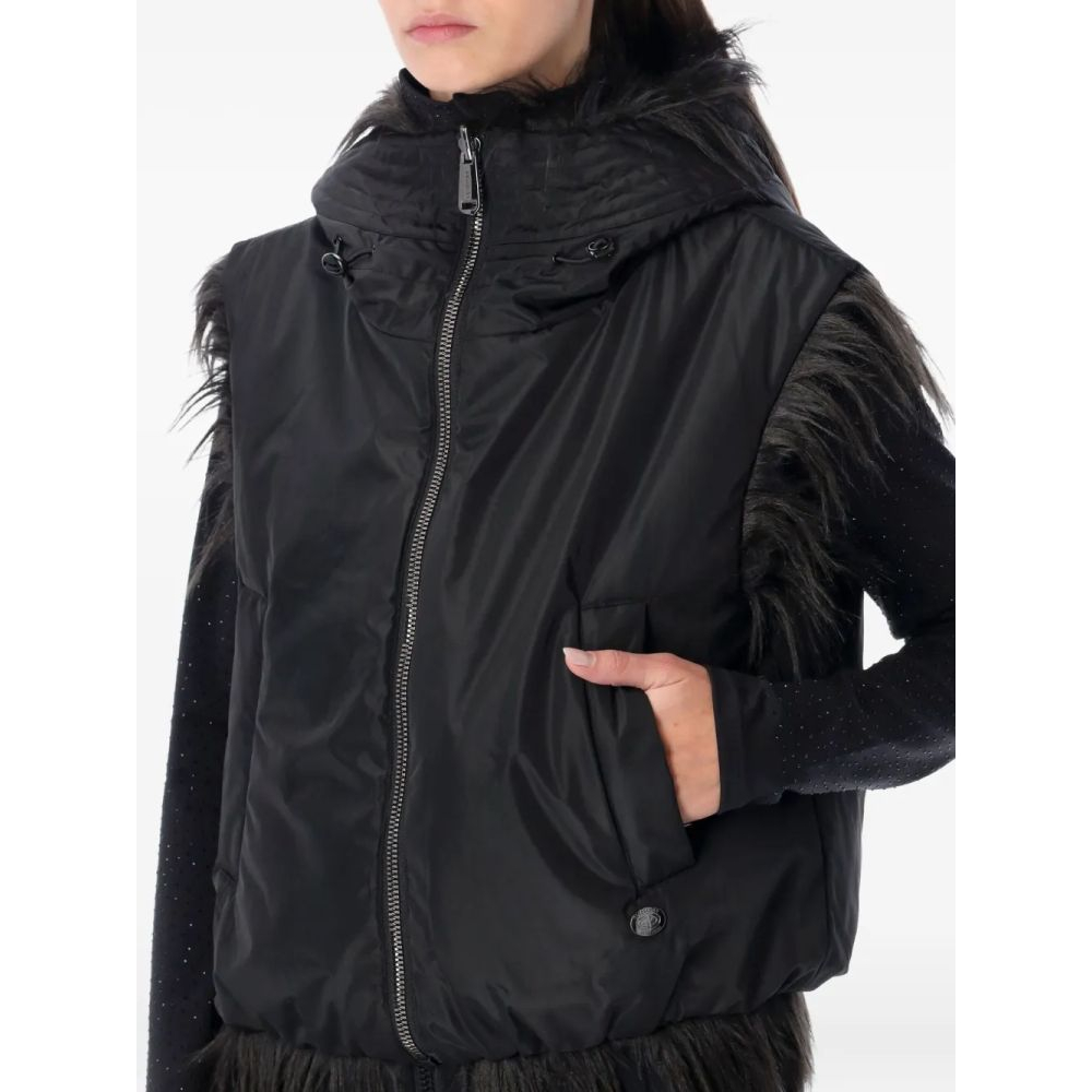 Gilet 'Faux-Fur Hooded' pour Femmes