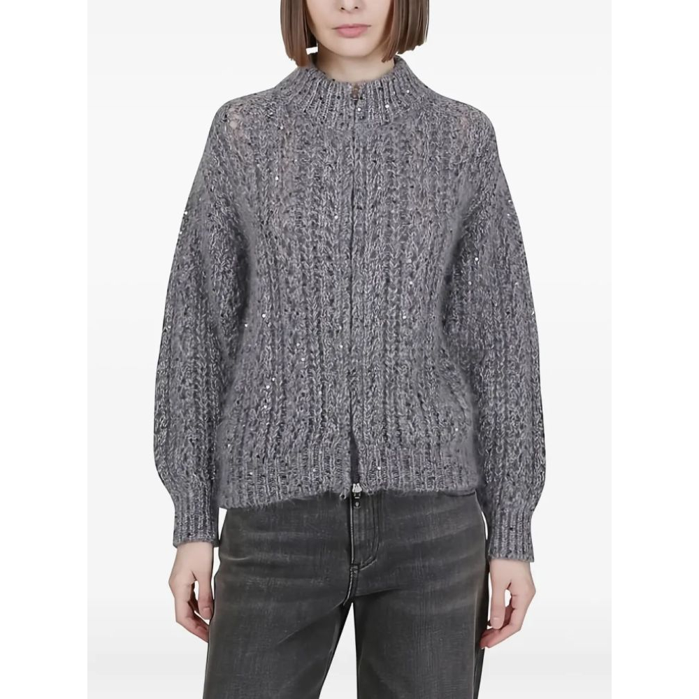Cardigan 'Sequin-Embellished' pour Femmes