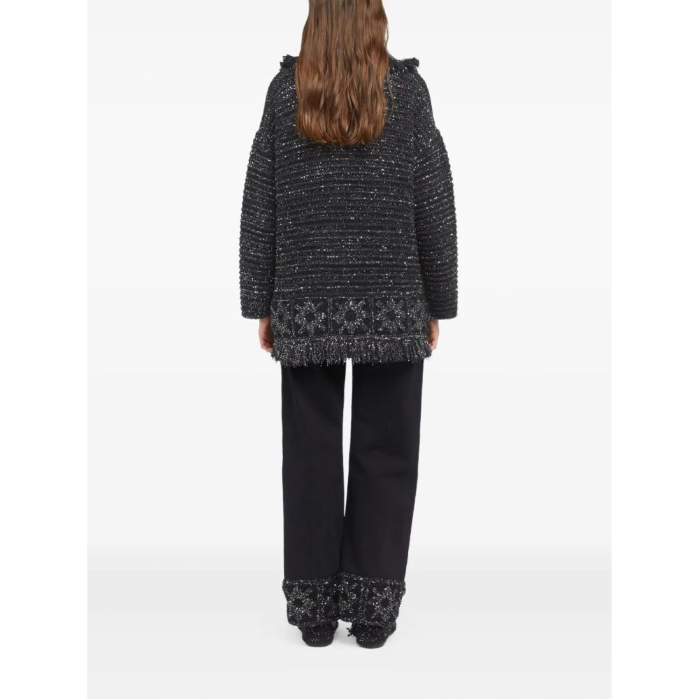 Cardigan 'City Lights Fringed' pour Femmes