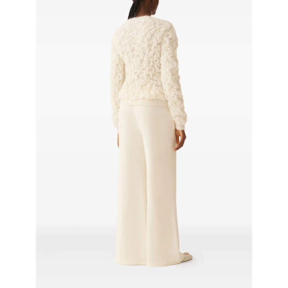 Pull 'Textured Round-Neck' pour Femmes