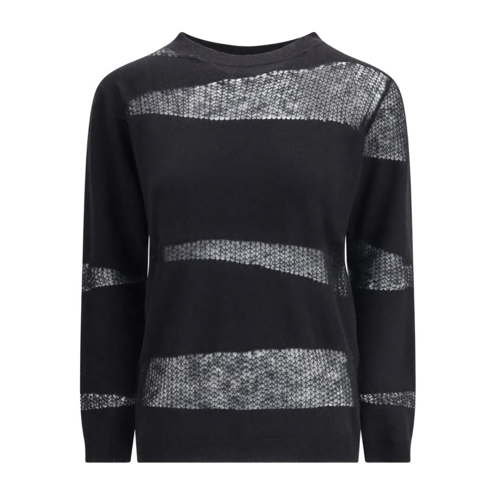 Women's 'Mesh-Inserts' Sweater