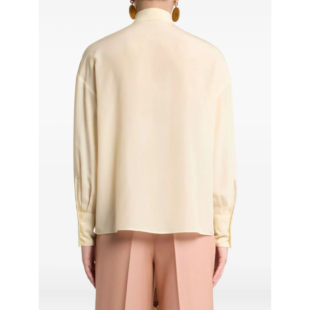 'Floral-Print' Bluse für Damen