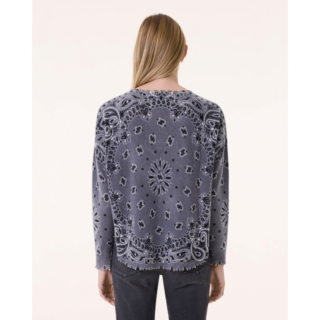Women's 'Mela Bandana Bico' Cashmere Sweater