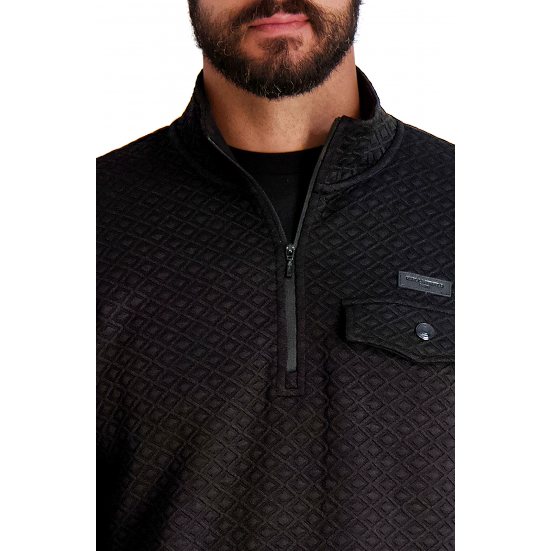 Men's 'Quilted Quarter Zip Pullover'