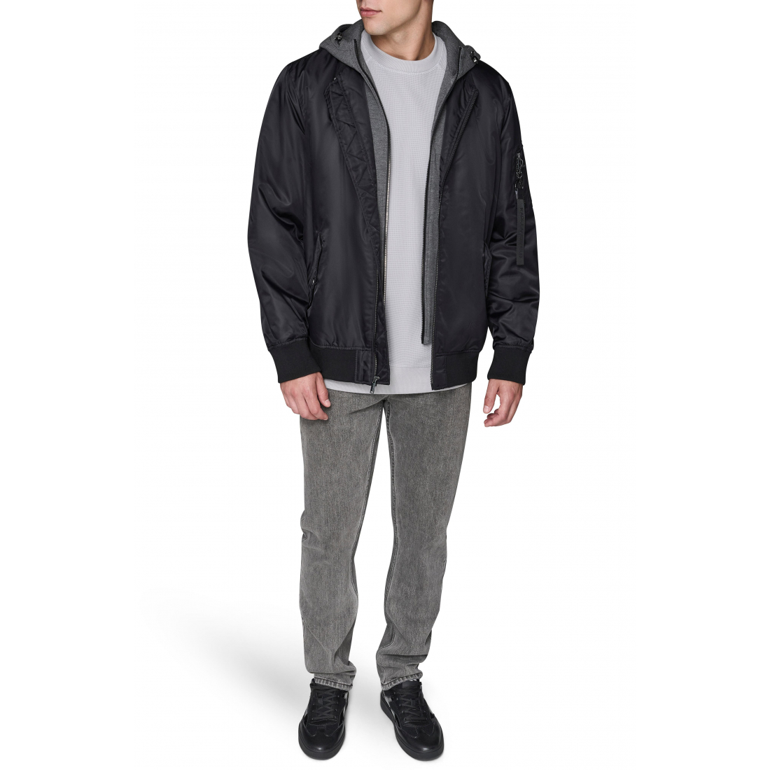 'Full Zip Bomber Jacket' pour Hommes