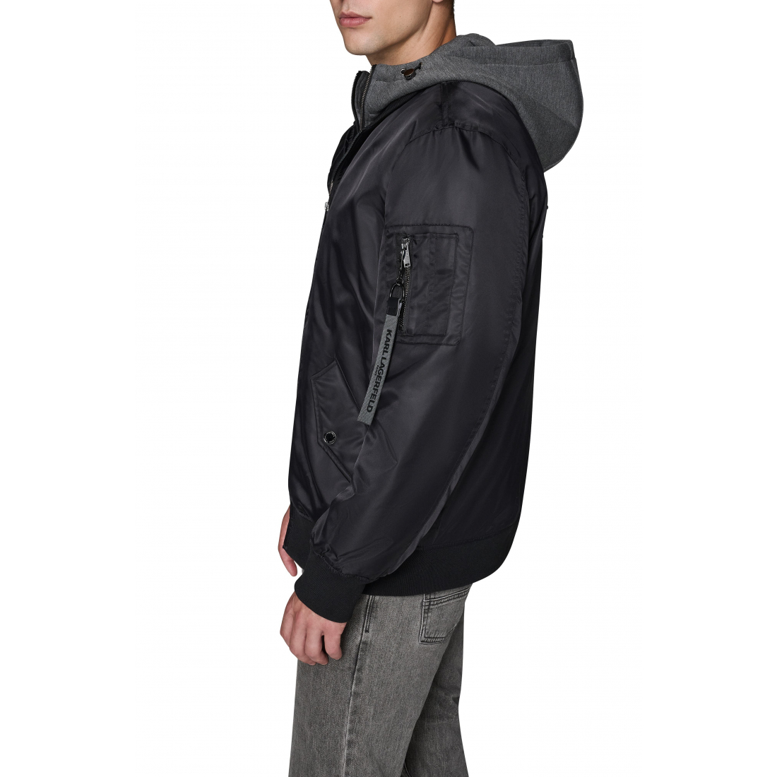 'Full Zip Bomber Jacket' pour Hommes