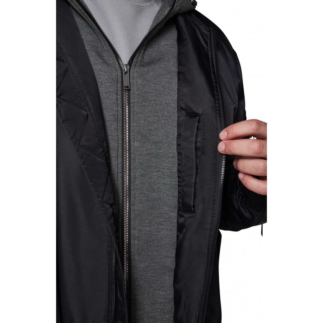 'Full Zip Bomber Jacket' pour Hommes