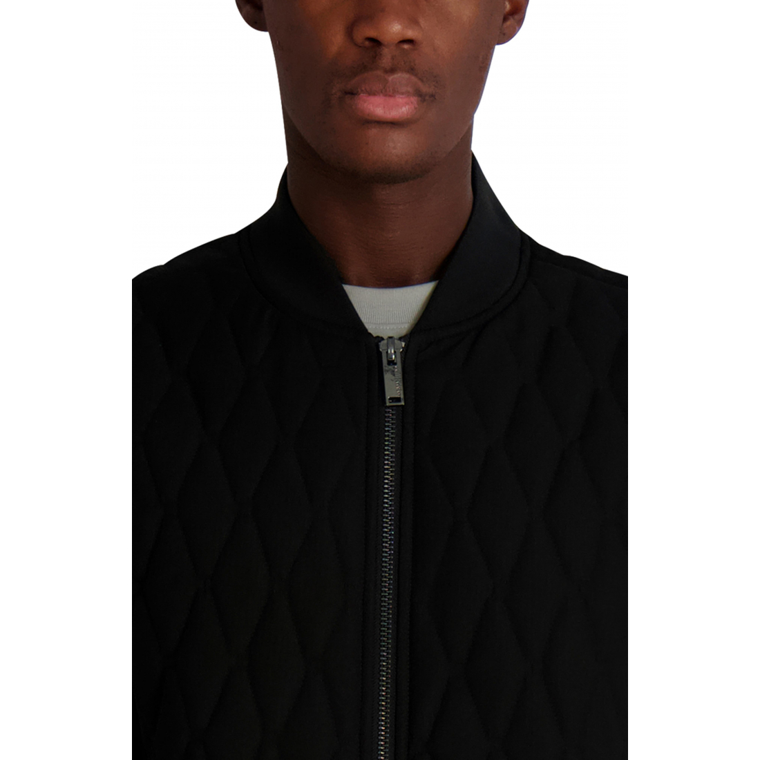 'Diamond Quilt Zip Vest' pour Hommes