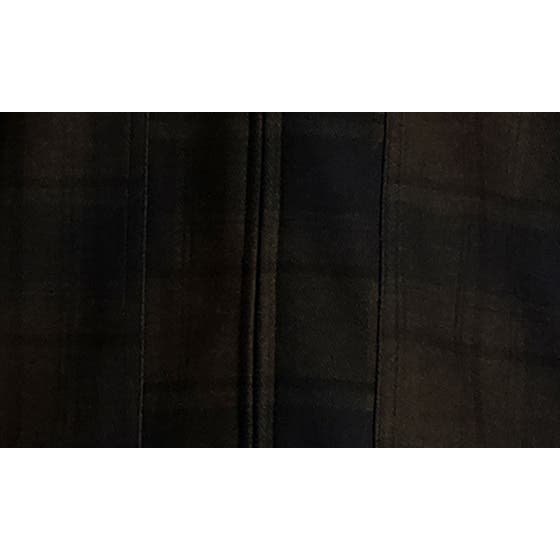 'Plaid Zip Front Shirt Jacket' pour Hommes