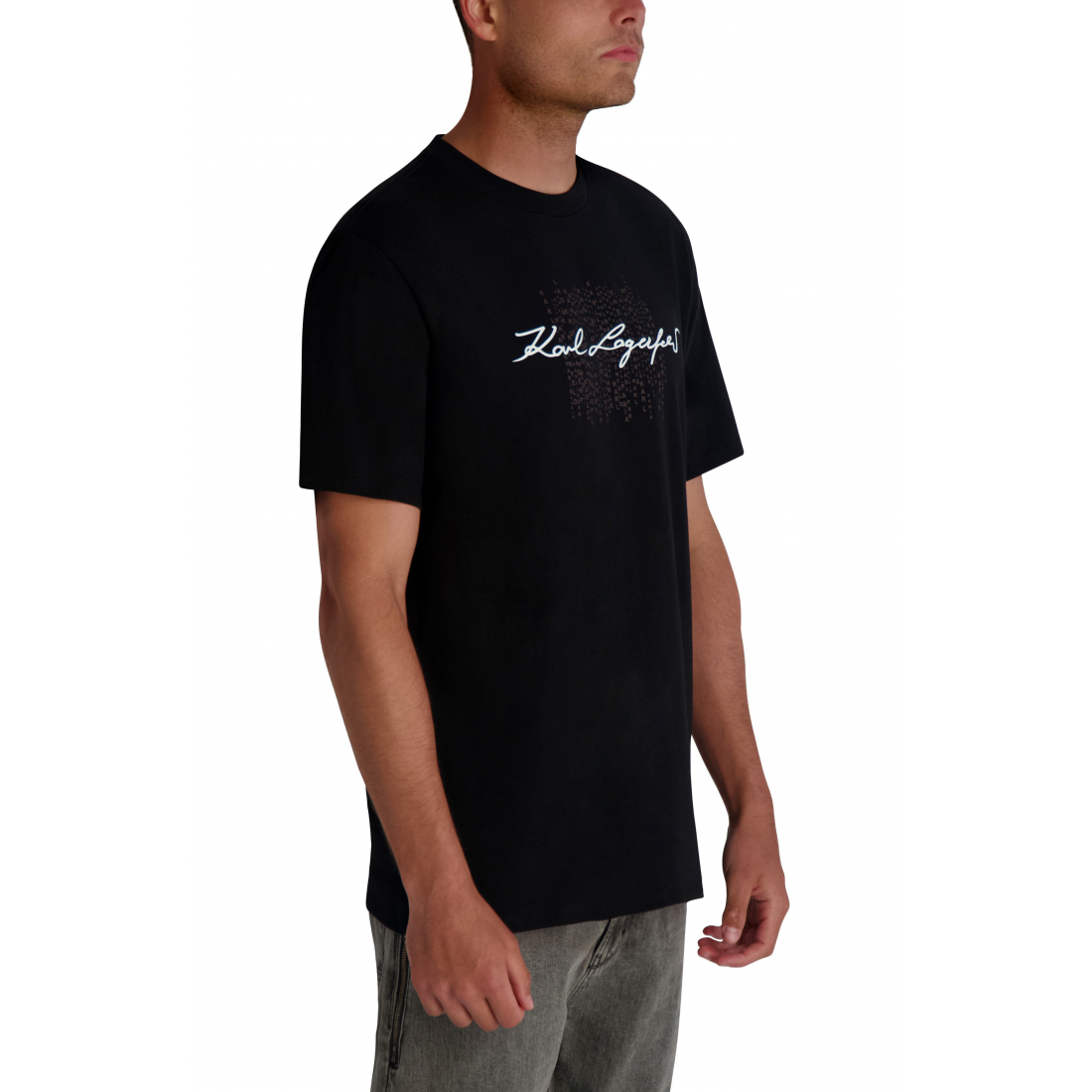 'Printed Signature Graphic T-Shirt' pour Hommes