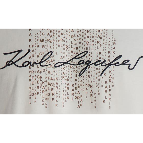 'Printed Signature Graphic T-Shirt' pour Hommes