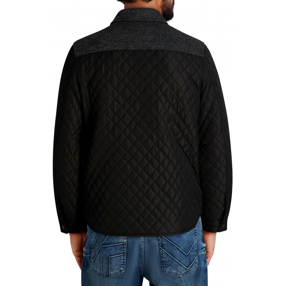 'Mixed Media Trucker Jacket' pour Hommes