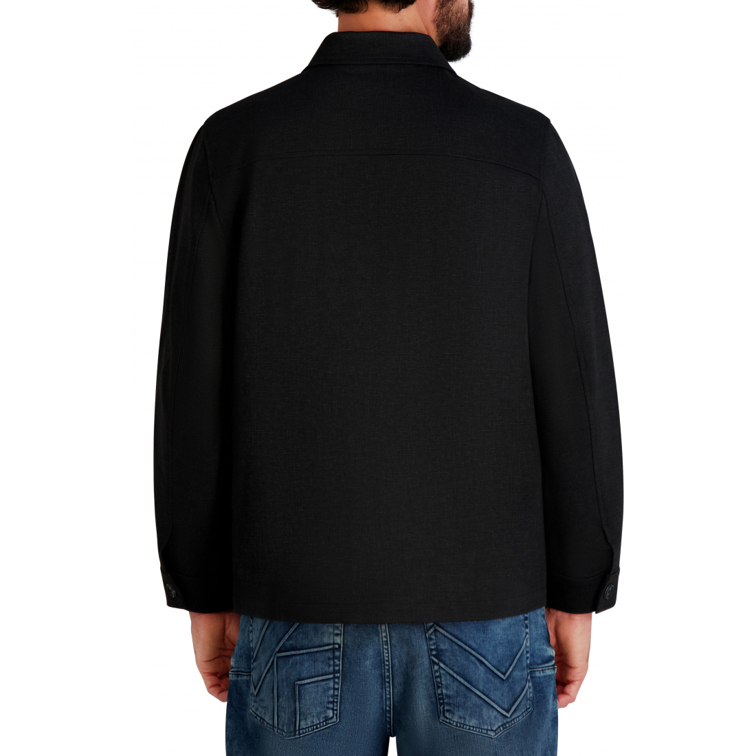 'Chest Pocket Shirt Jacket' pour Hommes