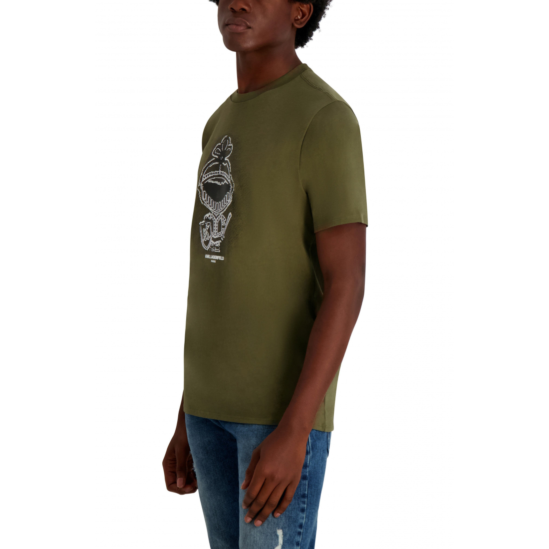 'Digital Armor Karl Cotton Graphic T-Shirt' pour Hommes