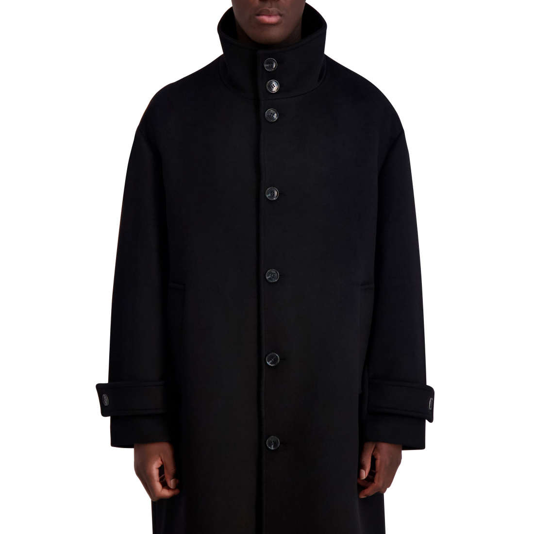 'Wool Blend Top Coat' pour Hommes