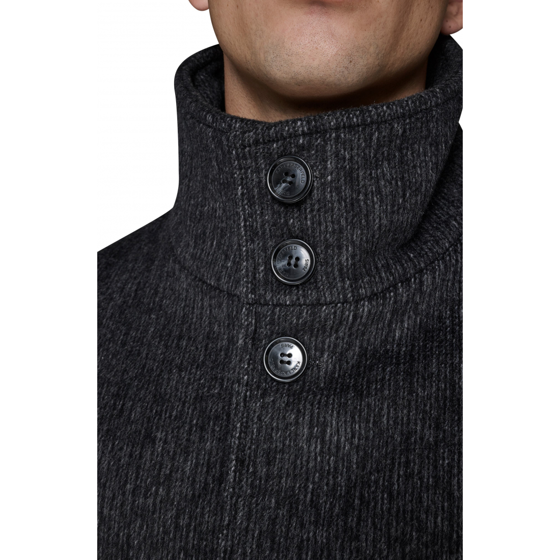 'Wool Blend Top Coat' pour Hommes