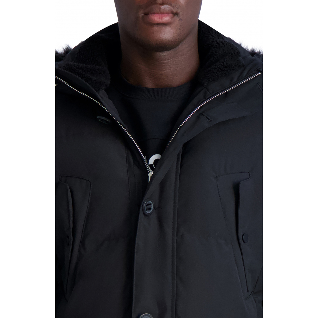 Parka 'Faux Fur Trim' pour Hommes