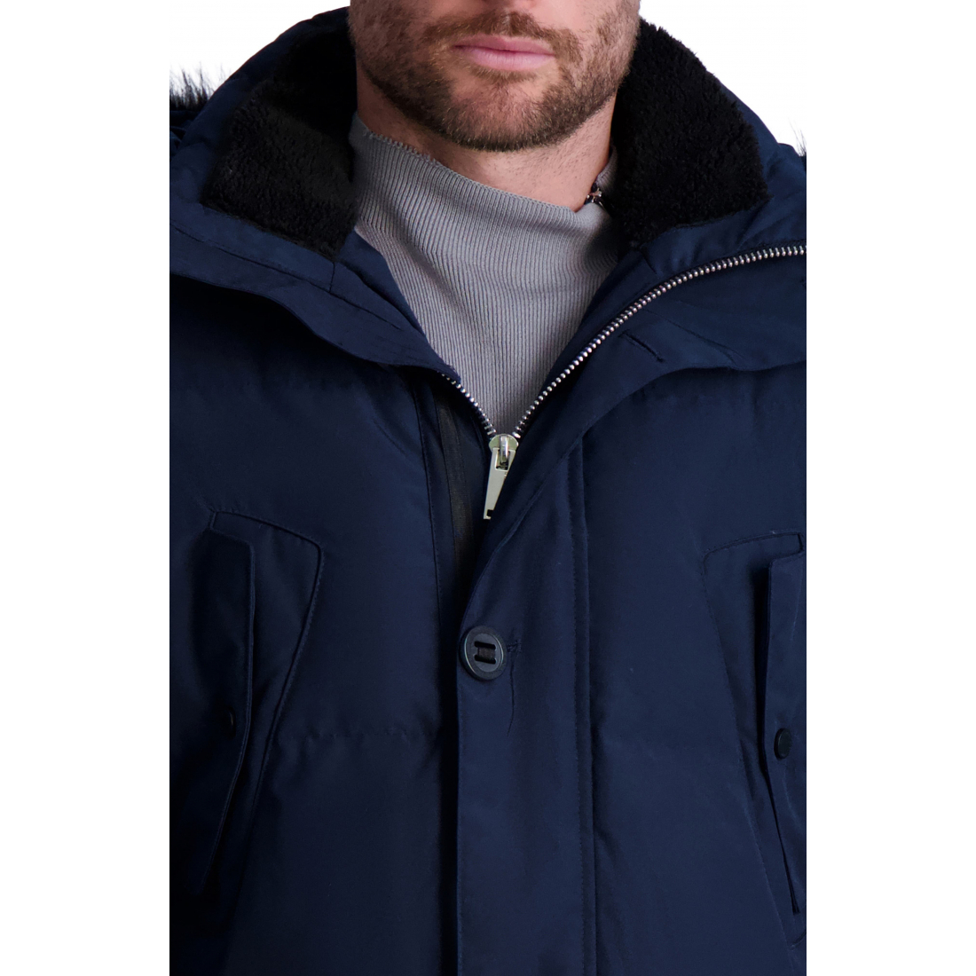 Parka 'Faux Fur Trim' pour Hommes