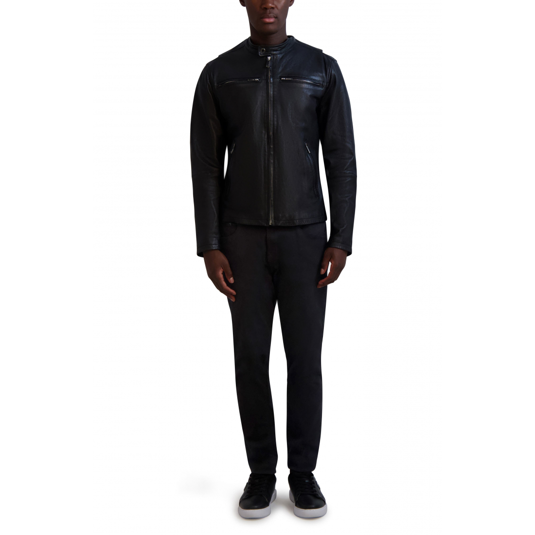 Men's 'Leather Racer Jacket'