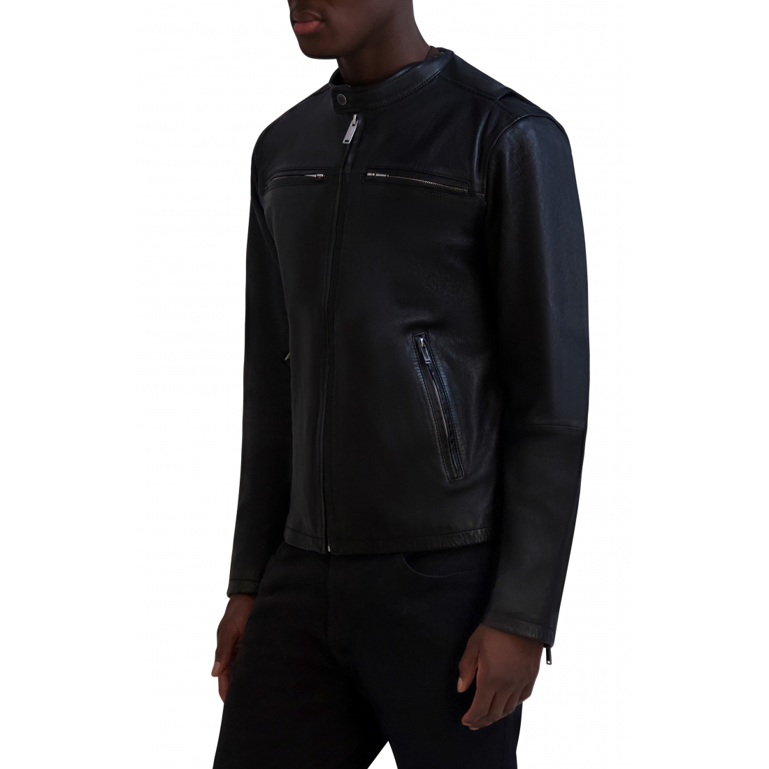 Men's 'Leather Racer Jacket'