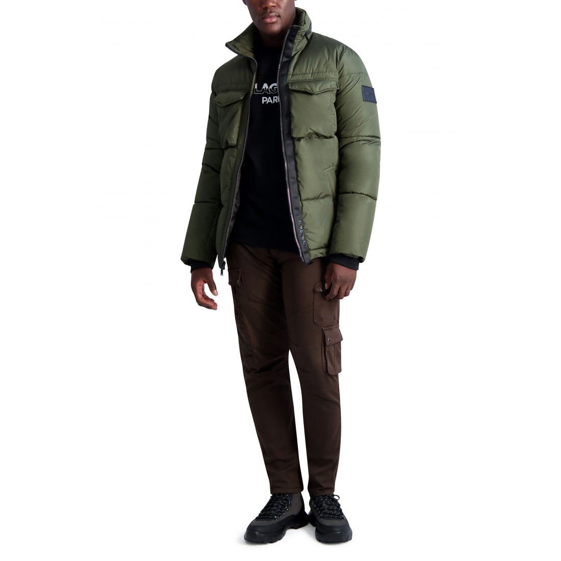 'Quilted Puffer Jacket' pour Hommes